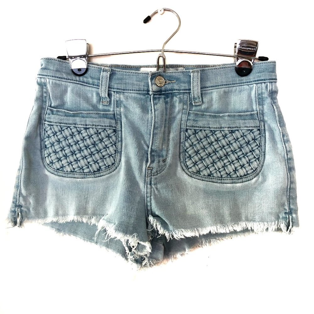Abercrombie and Fitch Denim High Waisted Shorts